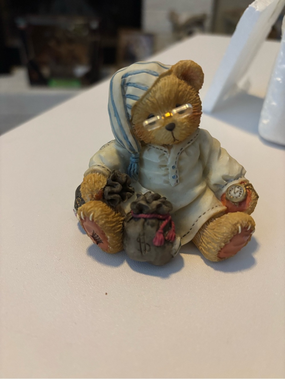 Cherished Teddies Ebearnezer Scrooge Bah Humbug Figurine 1994 #617296